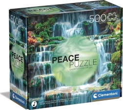 Dėlionė 500 dalių CLEMENTONI Peace Collection – Krioklys „The Flow“