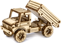 Medinis 3D galvosūkis WOODEN CITY Superfast sunkvežimis