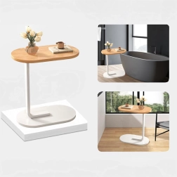 Šoninis C formos konferencinis staliukas svetainei ir miegamajam