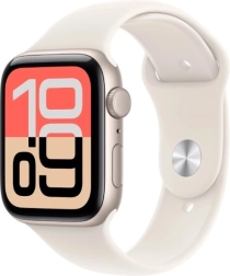 Apple Watch SE 3 GPS + Cellular 44 mm aliuminio korpusas Moonlight sportinė apyrankė S/M
