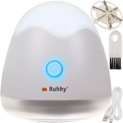 Ruhhy pūkelių (žmolkų) šalintuvąs su naktine lempa