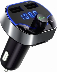 FM siųstuvas Bluetooth automobiliui su USB ir MP3, WMA, FLAC ir WAV palaikymu