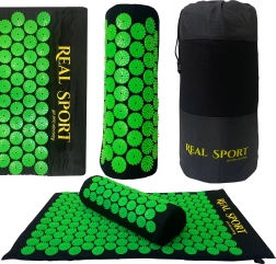 Akupresūros kilimėlis su pagalvėle poilsiui ir skausmo malšinimui