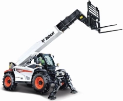 Metalinis modelis BBURAGO 1:50 BOBCAT T40.180SLP teleskopinis krautuvas su šakėmis