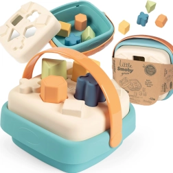 Smoby mažas žalias rūšiuotuvas krepšelyje iš bioplastiko