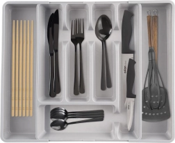Orion Expandable Drawer Cutlery Tray, Grey