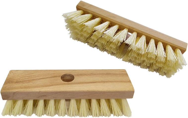 Floor brush for handle 20 cm wooden with PP bristles