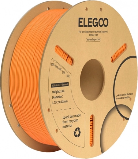 Oranžinis 3D spausdinimo filaments ELEGOO PLA+