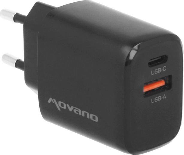 USB-C + USB-A: charge two devices at the same time