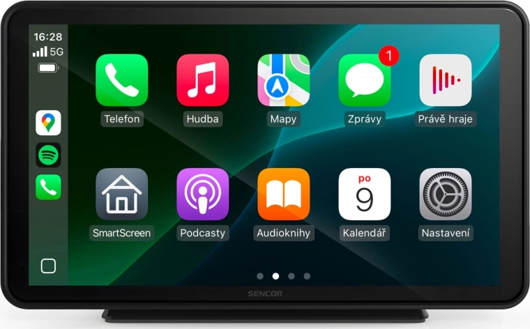 Atbulinės eigos kamera su 7" ekranu ir belaidžiu Apple CarPlay/Android Auto SCT M760