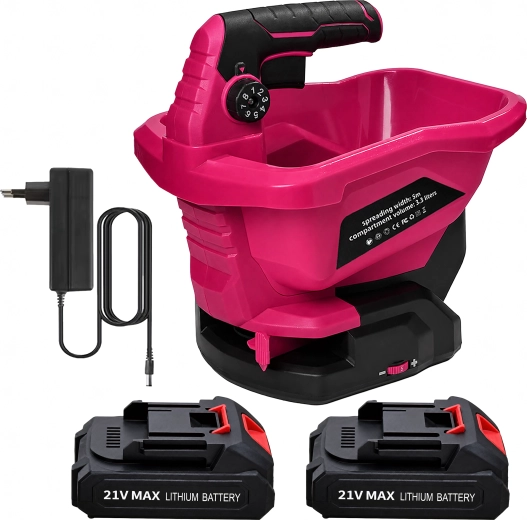 Cordless 21 V operation with no cable limitation