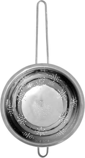 Stainless steel colander, solid-sided, 24 cm