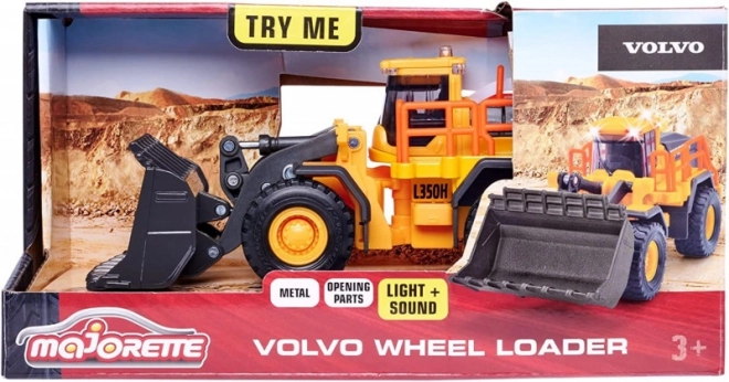 Majorette Grand VOLVO ratinis krautuvas 21 cm su šviesomis ir garsais