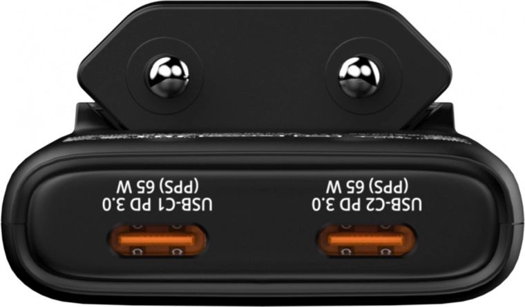Du USB‑C prievadai su PD 3.0 ir PPS