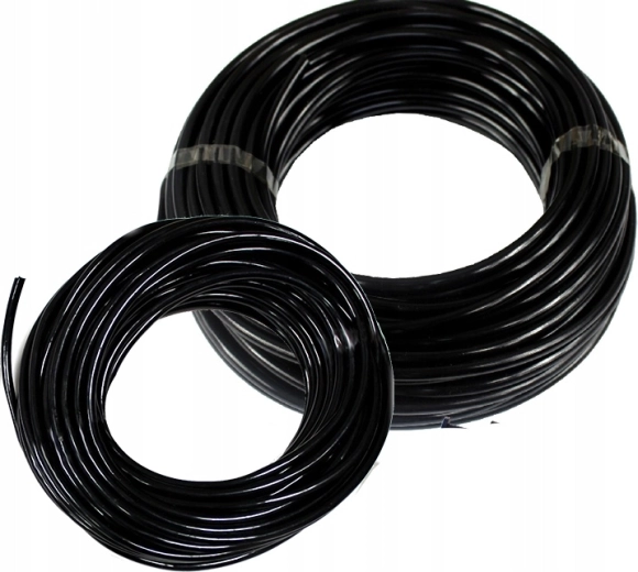 Two hose diameters for main and fine distribution