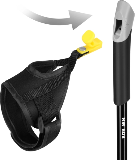 Comfortable adjustable wrist strap