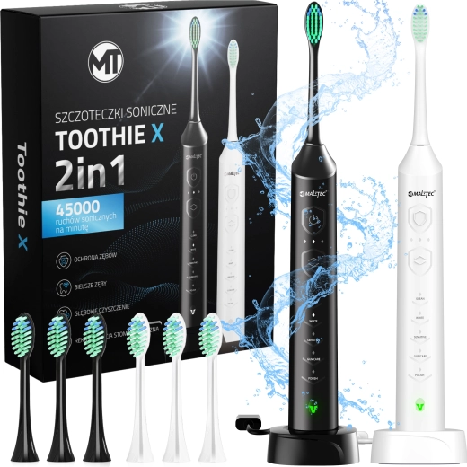 Sonicinis dantų šepetėlis MalTec Toothie 2v1