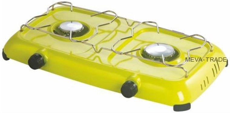 Double-burner LPG stove ORLÍK for camping