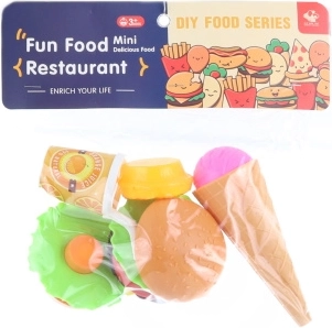 Maisto rinkinys maišelyje – plastikiniai maisto produktai vaikams