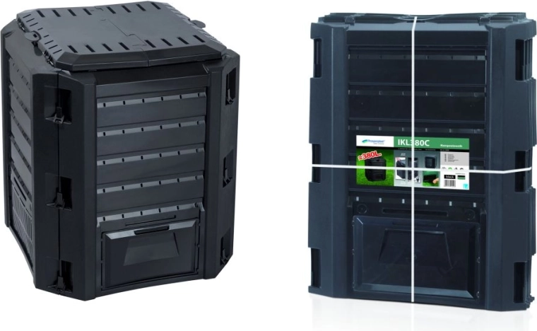 Composter Compogreen 380 l – black, without packaging
