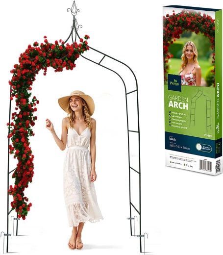 Sodo arkos formos pergolė 265 cm PLONOS