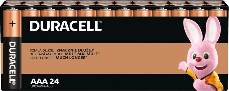 AAA Basic Batteries in blister pack 24 pcs