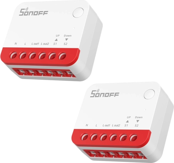 Išmanusis roletų jungiklis Zigbee SONOFF MINI, skirtas 2 roletams (2 vnt.)
