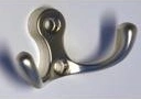 ROMERO II coat hook, matte nickel, 30 × 32 mm