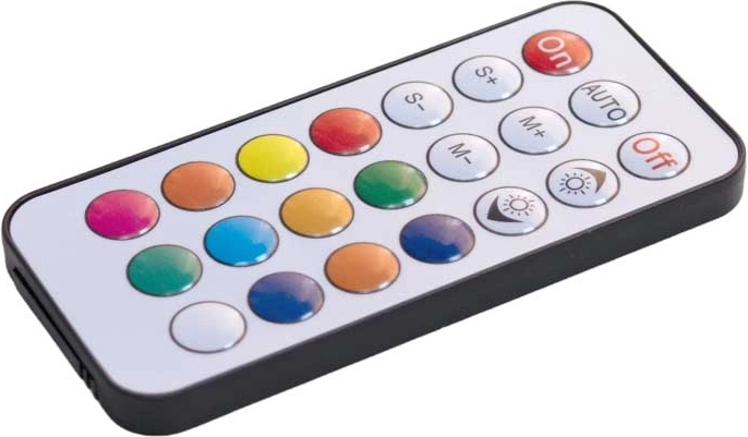 RGB LED backlighting with remote control