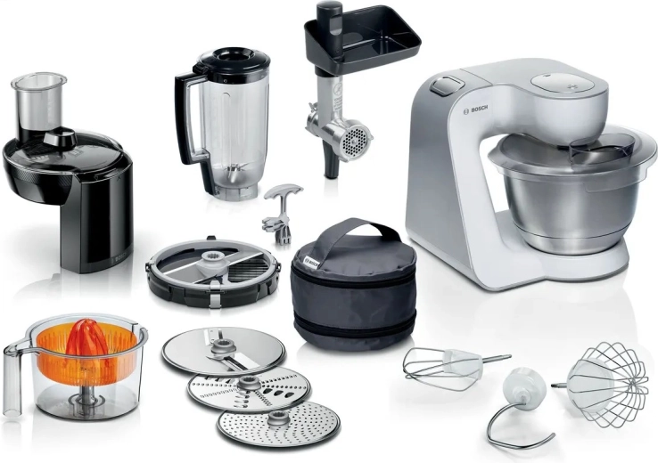Virtuvinis kombainas Bosch Serie 4 MUM5 1000 W baltas / sidabrinis