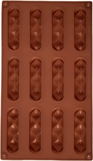 Silicone mold for cookies and pralines 29.5 × 17 × 1.5 cm
