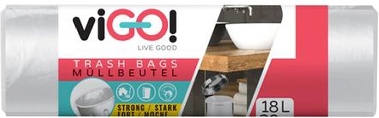 VIGO Trash Bags 18 L, 30 pcs