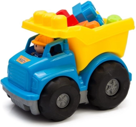Dump truck for construction play