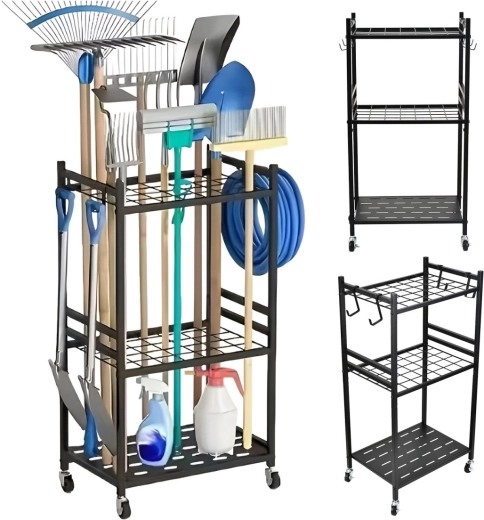 Mobile trolley for quick relocation of equipment