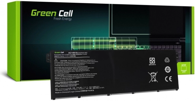 Battery for Acer Aspire E11 11.4 V 2100 mAh Green Cell