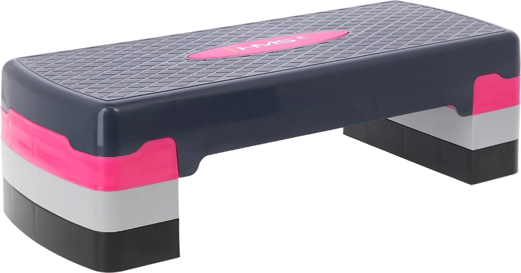 HMS aerobikos step platforma AS002 rožinė–pilka