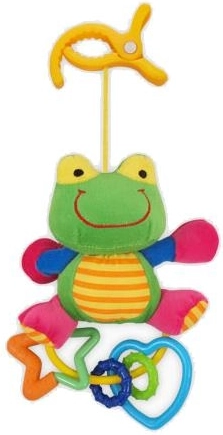 Pliušinis žaislas su barškučiu varlytė BABY MIX