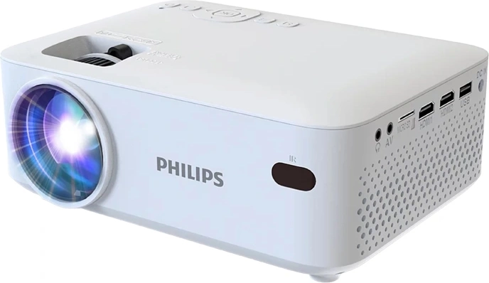 Philips N-100 mini projektorius 480p baltas