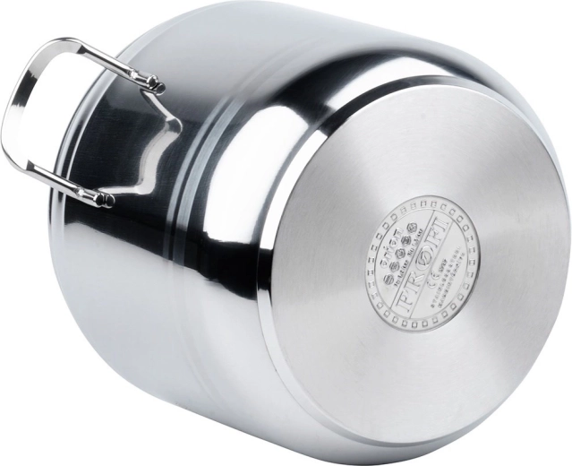 Atsparus nerūdijantis plienas ir 3 sluoksnių dugnas