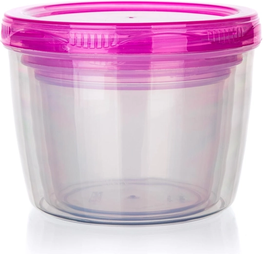 Secure screw-on lid