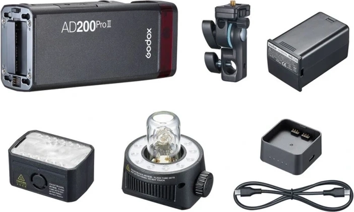 Godox AD200Pro II nešiojamas blykstės įrenginys 200 Ws