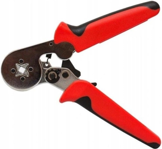 Square (quadrate) crimping system for solid connections