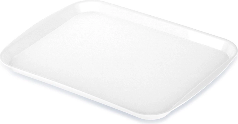 Plastikinis serviravimo padėklas baltas 35,5 × 27 cm