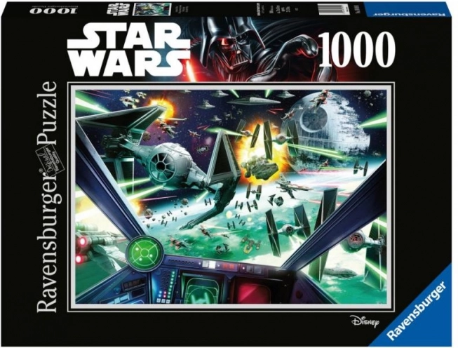 Ravensburger dėlionė Star Wars: X-Wing kabina, 1000 dalių