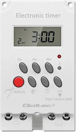 Electric DIN Rail Timer PC0629