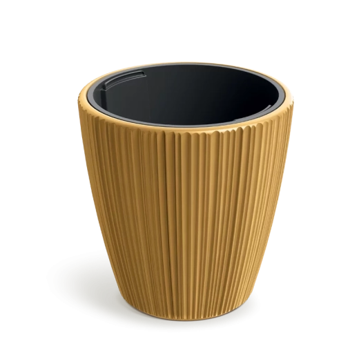 ORO Flower Pot 35 cm mustard plastic 25 l