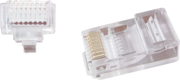 Perveriamas tinklo jungtis RJ45 8P8C UTP, 100 vnt.