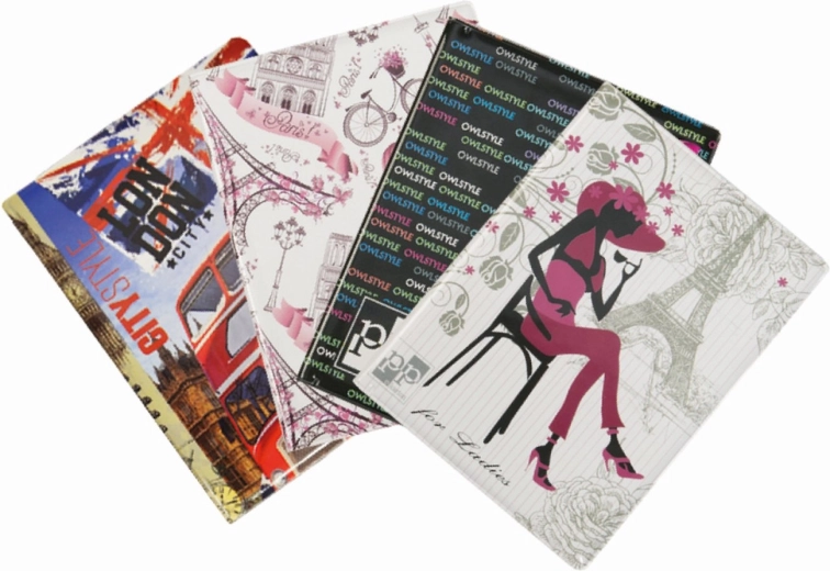 Document Holder Retro II with Colorful Print