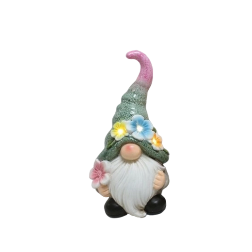 Garden Gnome with LED Lighting – boy or girl