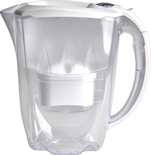 Amethyst Water Filter Jug 2.8 L + 3× B100-25 Filter Cartridge, White